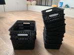 Opbergers ,organizers ,zwart, Doe-het-zelf en Verbouw, Ophalen, Doos, Minder dan 35 cm, Zo goed als nieuw