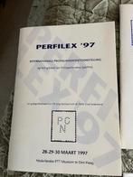 Perfin Postt, grote partij informatie over Perfins PCN, Postzegels en Munten, Verzenden, Na 1940, Gestempeld