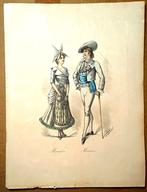 Prent Meuniere Meunier - Molenaar, Antiek en Kunst, Kunst | Litho's en Zeefdrukken, Ophalen of Verzenden