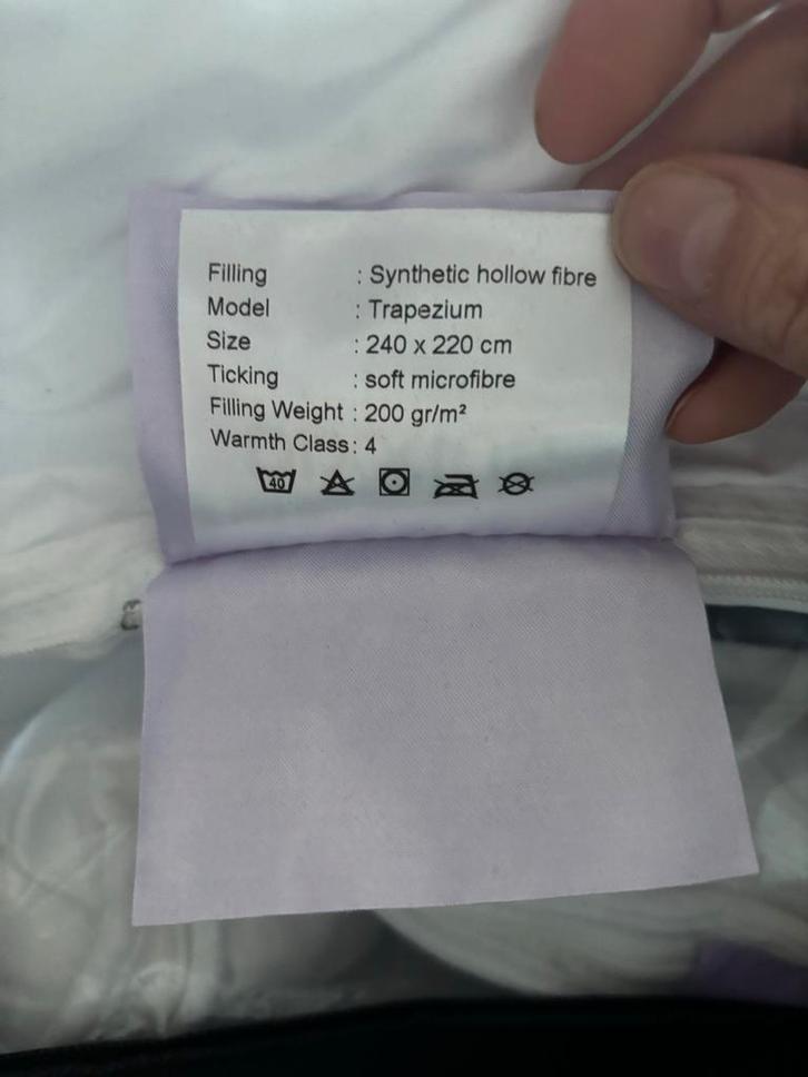 Nieuw 4 seizoenen Dixxius Airfresh Dekbed 240x220, Huis en Inrichting, Slaapkamer | Beddengoed, Nieuw, Deken of Dekbed, Tweepersoons