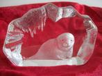 Zeehond in 3D - Decoratie massief Glas - 11 x 3 x 8 - Nieuw, Verzamelen, Ophalen of Verzenden, Zo goed als nieuw, Dier