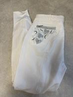 Rijbroek wit suède kniegrip, Gebruikt, Dressuur, Dames, Onderkleding