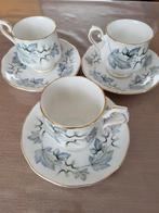 3 royal Albert kopjes silver maple, Ophalen of Verzenden, Zo goed als nieuw, Kop en/of schotel