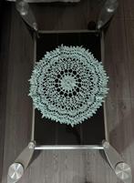 Groete handgehaakte bloemvormige tafelloper-73cm- katoen/bam, Ophalen of Verzenden, Nieuw