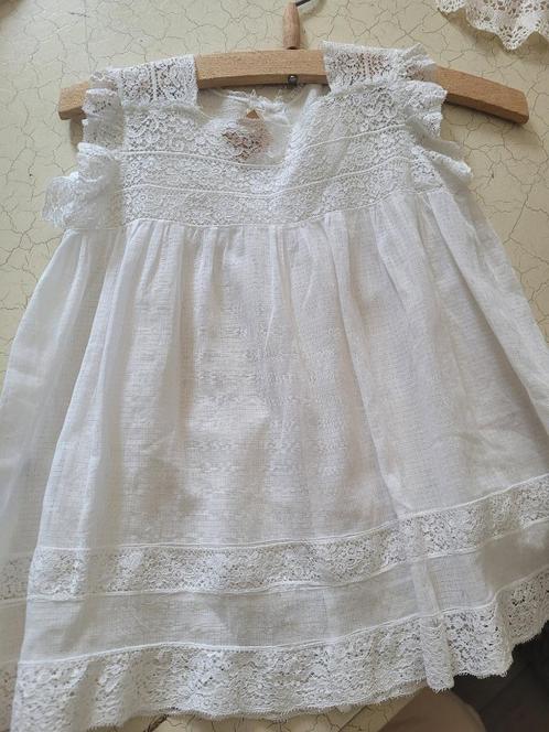 antiek kinderjurkje, babyjurkje foto 1 t/m 5, Antiek en Kunst, Antiek | Kleding en Accessoires, Kinderen, Ophalen of Verzenden