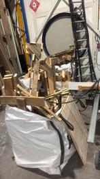 Big bags hout, Tuin en Terras, Haardhout, Minder dan 3 m³, Ophalen, Overige houtsoorten, Blokken