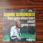 Gerard Schoonebeek - Een gebroken hart single, Ophalen of Verzenden, Gebruikt, Levenslied of Smartlap