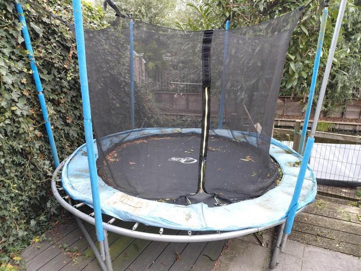 Gebruikte trampoline met veiligheidsnet, Kinderen en Baby's, Speelgoed | Buiten | Trampolines, Gebruikt, Ophalen