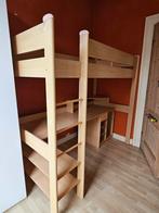 Parisot (topmerk) grenen hoogslaper (h:183, l: 2.05, d 1.02), Ophalen, Hoogslaper, Eenpersoons, 210 cm