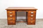 Art deco eiken bureau jaren 30 KARAKTERVOL, Huis en Inrichting, Bureaus, Ophalen of Verzenden, Gebruikt
