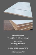 5 Okoume Multiplex  153x305 cm 12 mm dik -  nr: P10