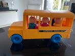 Retro Tupperware schoolbus met 4 poppetjes Schoolbus, Kinderen en Baby's, Speelgoed | Educatief en Creatief, Ophalen of Verzenden