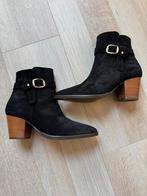 Manfield Suede Laarsjes - Maat 39 - Nieuw!, Ophalen of Verzenden, Nieuw, Zwart, Lage of Enkellaarzen