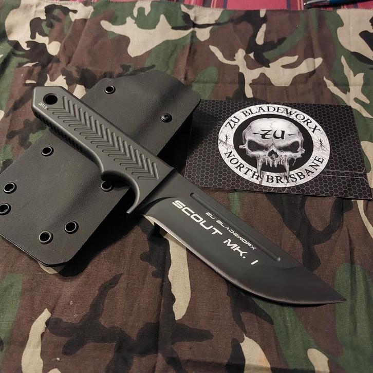 ZU BLADEWORX Scout mk.1 - Zeldzaam!, Verzamelen, Militaria | Algemeen, Overige soorten, Mes of Dolk, Azië, Ophalen