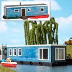 1: 87 BUSCH 1439 - Woonboot, Lichtblauw NL, 1:50 of kleiner, Busch GmbH & Co. KG, Nieuw, Ophalen of Verzenden