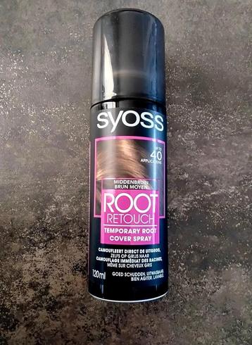 Syoss Root Retouch Middenbruin - Camouflage Spray beschikbaar voor biedingen