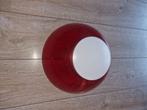 Rode plafond lamp, Ophalen, Zo goed als nieuw, Kunststof, Minder dan 50 cm