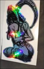 Sexy Holo Cthulhu Woman Bondage Cyberpunk hentai Sticker, Verzamelen, Stickers, Verzenden, Nieuw, Overige typen