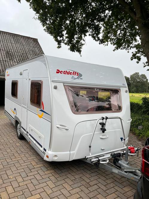 VERKOCHT! Dethleffs New Line 490 TK caravan, Caravans en Kamperen, Caravans, Particulier, tot en met 5, 1000 - 1250 kg, Standaardzit