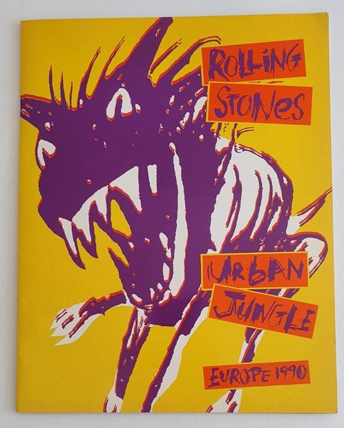 Programmaboek Rolling Stones Urban Jungle tour 1990, Verzamelen, Muziek, Artiesten en Beroemdheden, Gebruikt, Boek, Tijdschrift of Artikel