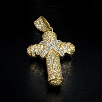 Prachtig Gouden Kruis - 14 karaat beschikbaar voor biedingen