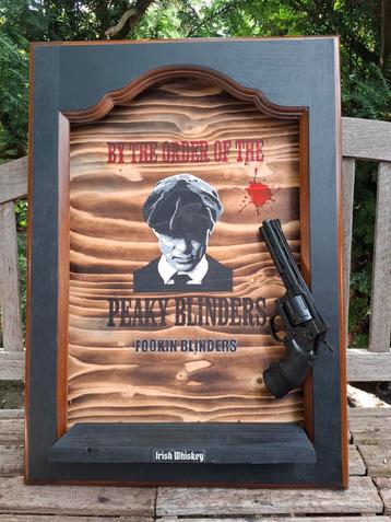 Peaky Blinders Whiskey Wanddecoratie - Handgemaakt beschikbaar voor biedingen