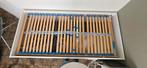 Eenpersoonsbed 90x200 - Wit, Huis en Inrichting, Ophalen, Gebruikt, 90 cm, Eenpersoons