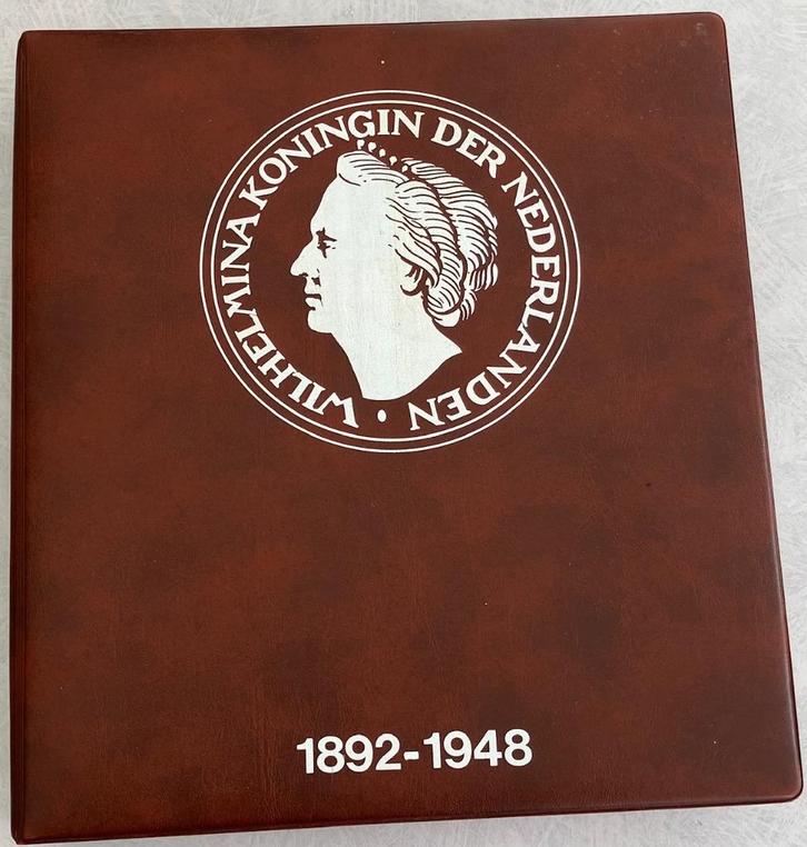 Grote verzameling Wilhelmina munten in album, Postzegels en Munten, Munten en Bankbiljetten | Verzamelingen, Munten, Nederland
