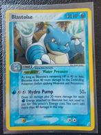 Blastoise 14/100 Crystal guardians Holo, Ophalen of Verzenden, Zo goed als nieuw