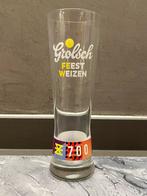 Grolsch feestweizen glas met kleurafwijking. Verzamelobject., Ophalen of Verzenden, Nieuw, Glas of Glazen, Grolsch