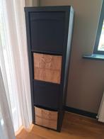 Zwarte kast met bakken, Ophalen, Zo goed als nieuw, 25 tot 50 cm, Minder dan 50 cm