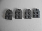 Lego: Plaatjes 2x3 modifed met gat donkergrijs, Ophalen of Verzenden, Zo goed als nieuw, Lego