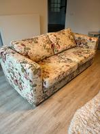 Stoffen bank met bloemendesign van het merk Linteloo, Ophalen, Gebruikt, 150 tot 200 cm, Driepersoons