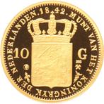 Naslag 10 Gulden Willem II 1842, Postzegels en Munten, Munten | Nederland, Ophalen of Verzenden, Koning Willem II, 10 gulden, Losse munt