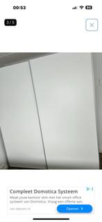 Witte kledingkast met schuifdeuren, Huis en Inrichting, Kasten | Kledingkasten, Overige materialen, Gebruikt, 200 cm of meer, 150 tot 200 cm