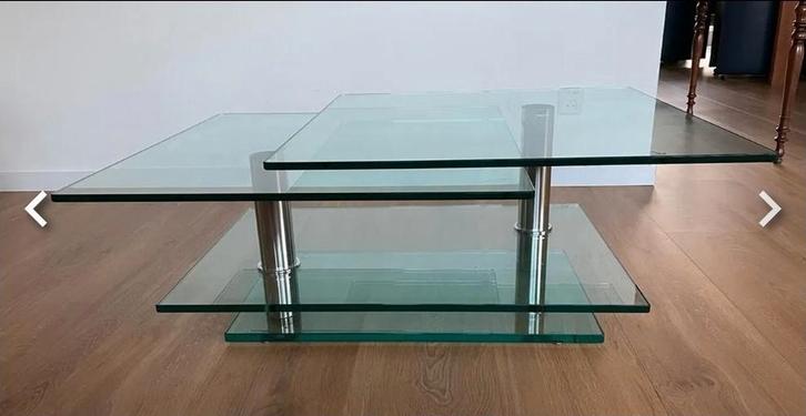 Salontafel van Ronald Schmitt, Huis en Inrichting, Tafels | Salontafels, Zo goed als nieuw, Minder dan 50 cm, 50 tot 100 cm, 100 tot 150 cm