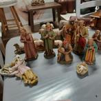 18 antieke Depose Josbeth 240 kerststal figuren, Diversen, Kerst, Ophalen of Verzenden, Gebruikt