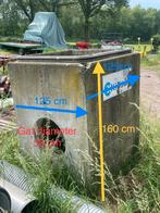 2x Beton put,  betonputten, Ophalen, Gebruikt