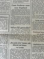 Hitlers lijk gevonden? 1945, Verzamelen, Ophalen of Verzenden, Nederland, Embleem of Badge