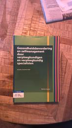Gezondheidsbevordering en zelfmanagement verpleegkunde, Ophalen of Verzenden, Zo goed als nieuw