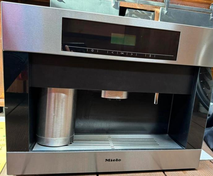 Miele CVA 5065 koffiemachine inbouw (in storing), Witgoed en Apparatuur, Koffiezetapparaten, Niet werkend, Gemalen koffie, Koffiemachine