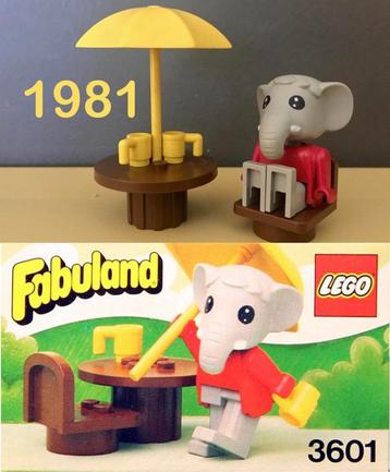 Lego Fabuland 3601 Ollie Olifantje beschikbaar voor biedingen