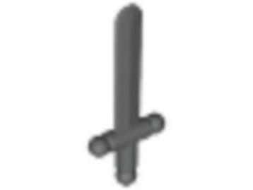 Lego Castle Wapens Zwaard Donker Grijs 3847A beschikbaar voor biedingen