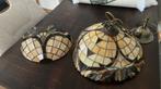 Tiffany lampen set hanglamp en wandlamp, Huis en Inrichting, Lampen | Hanglampen, Ophalen, Zo goed als nieuw, Minder dan 50 cm