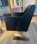 Kappersstoel Yaldiz knipstoel fohn haar knip stoel salon mua, Huis en Inrichting, Kappersstoel, Metaal, Zwart, Nieuw