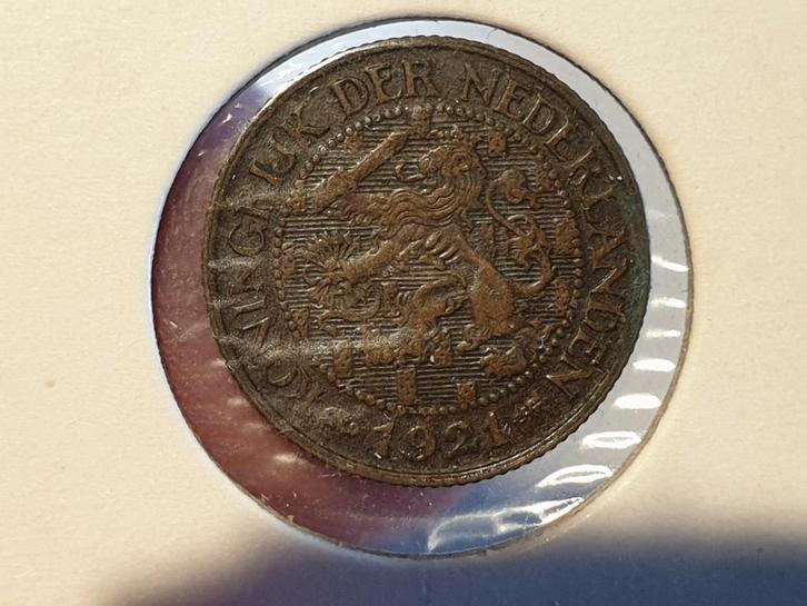 1 cent 1921 nr.3 (04), Postzegels en Munten, Munten | Nederland, 1 cent, Koningin Wilhelmina, Ophalen of Verzenden