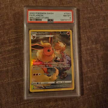 Flareon V FA - Brilliant Stars PSA 8 beschikbaar voor biedingen