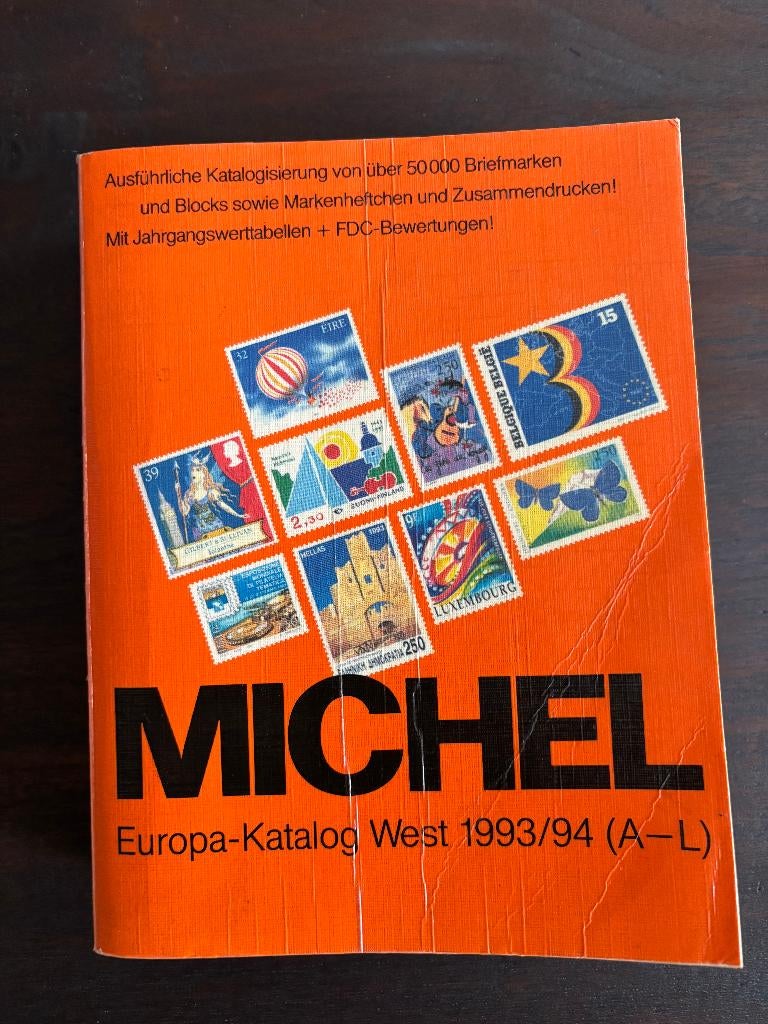 Michel catalogus W-Europa/O-Europa/Azie 5 banden 1993/94, Postzegels en Munten, Postzegels | Toebehoren, Ophalen of Verzenden