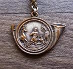 Om 1900 Heilige Sint-Hubertus Zakhorloge Ketting Zak Horloge, Antiek en Kunst, Antiek | Religie, Ophalen of Verzenden