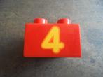 Lego Duplo Brick 2x2 (zie foto's) 2, Ophalen of Verzenden, Gebruikt, Losse stenen, Duplo